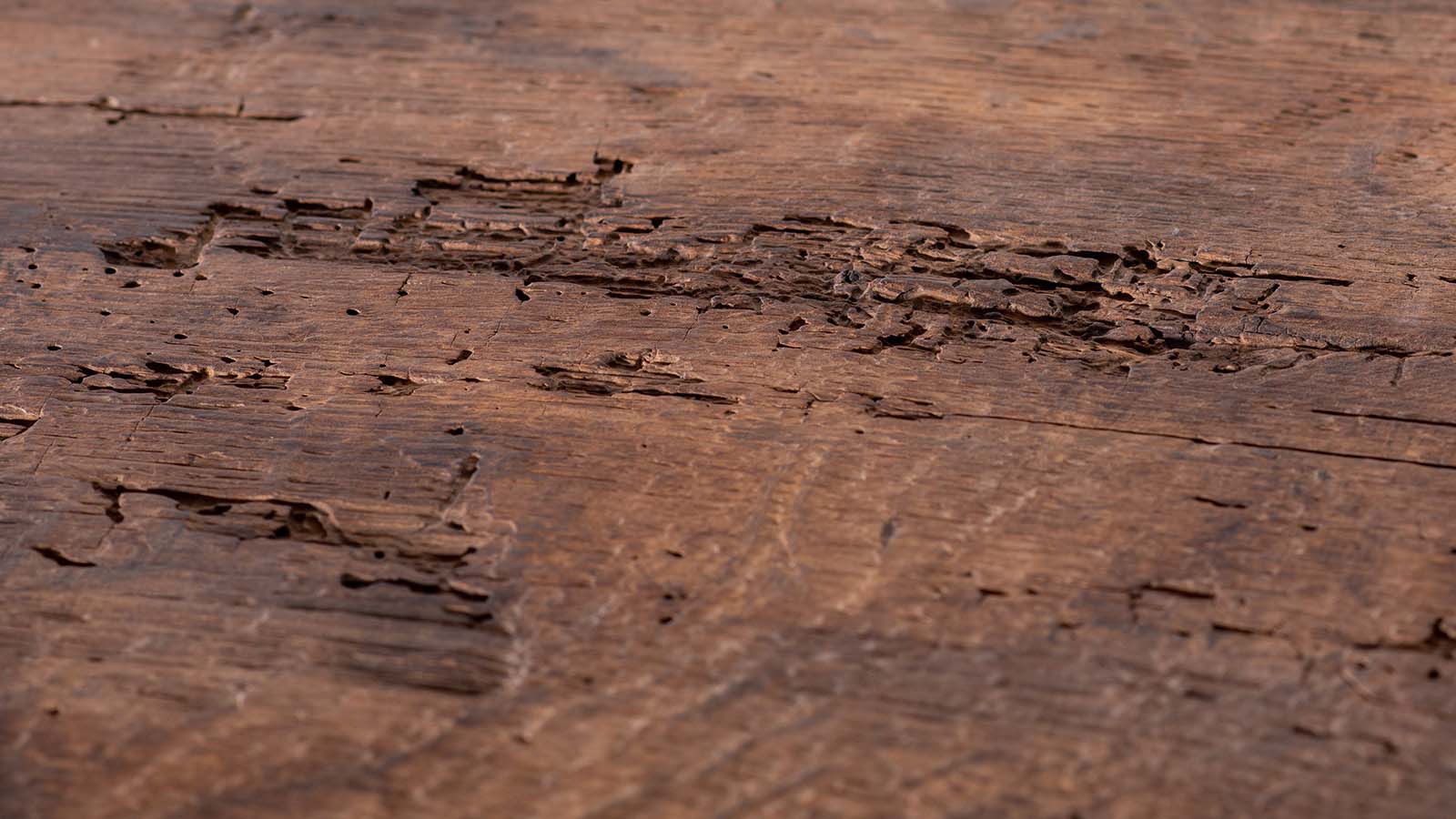 Historic tongue and groove wood board reclaimed and reused for unique furniture