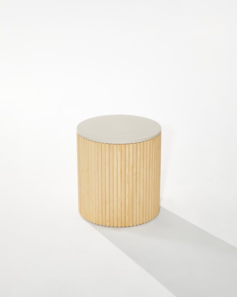 Heilig Objects ANC-66 Side Table Ash Concrete