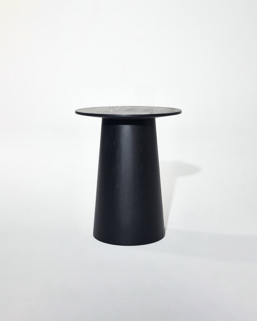 Heilig Objects MUSHROOM-PS Side Table black ash