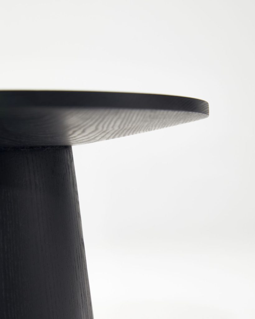 Heilig Objects MUSHROOM-PS Side Table black ash