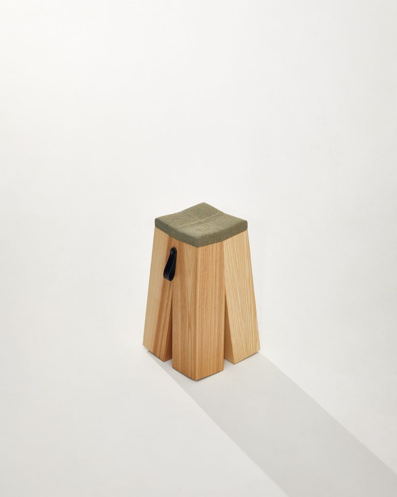 Heilig Objects HAPPENS Stool Green Ash