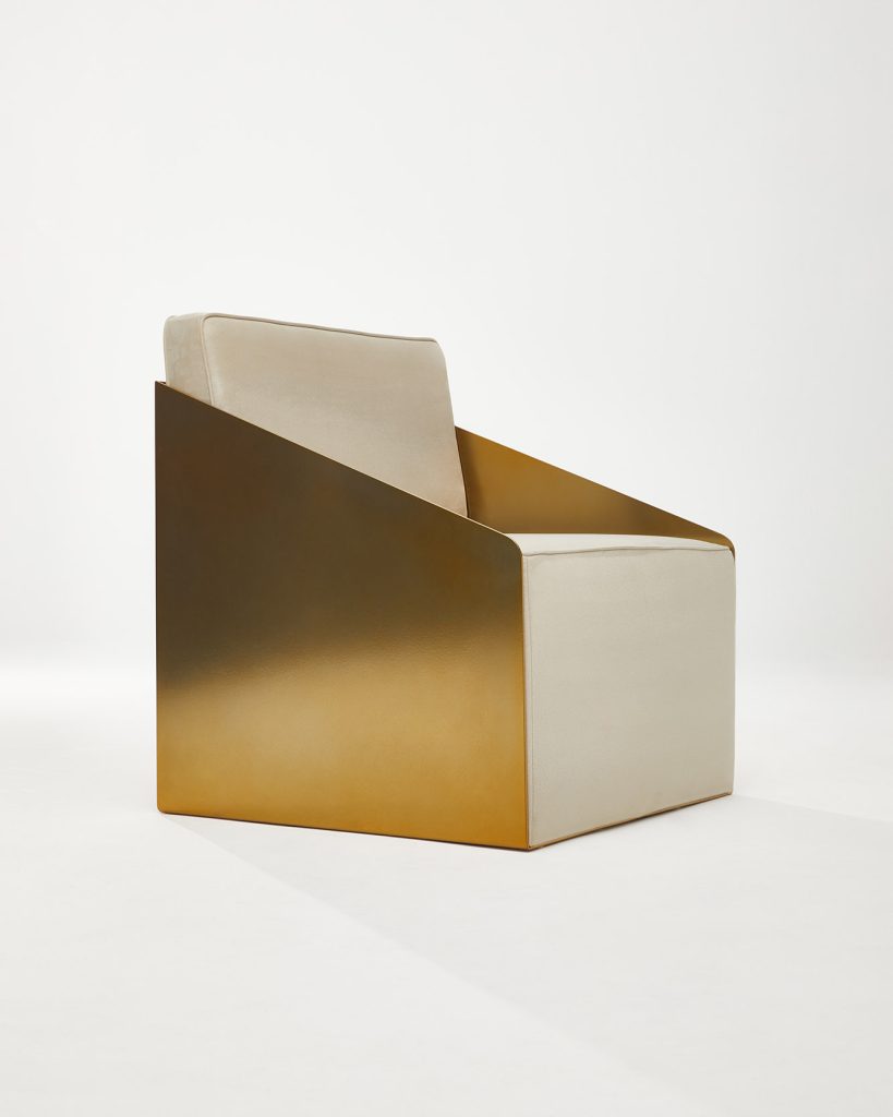 Heilig Objects LCCA Lounge Chair Gold