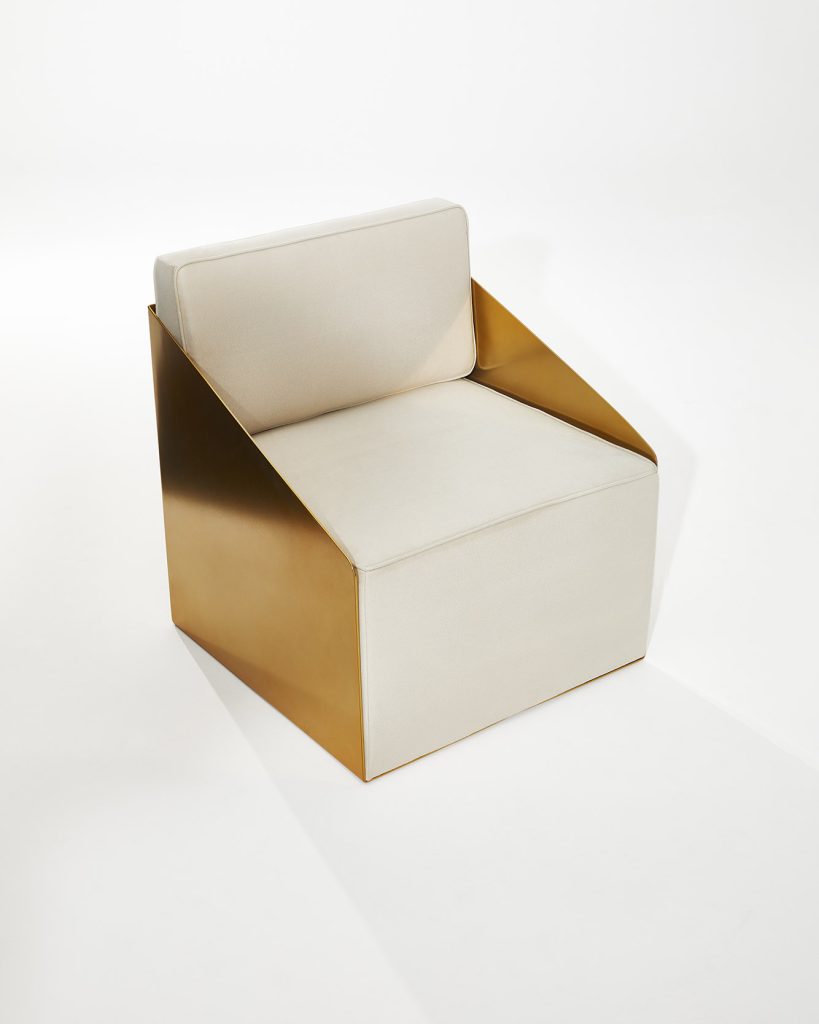 Heilig Objects LCCA Lounge Chair Gold