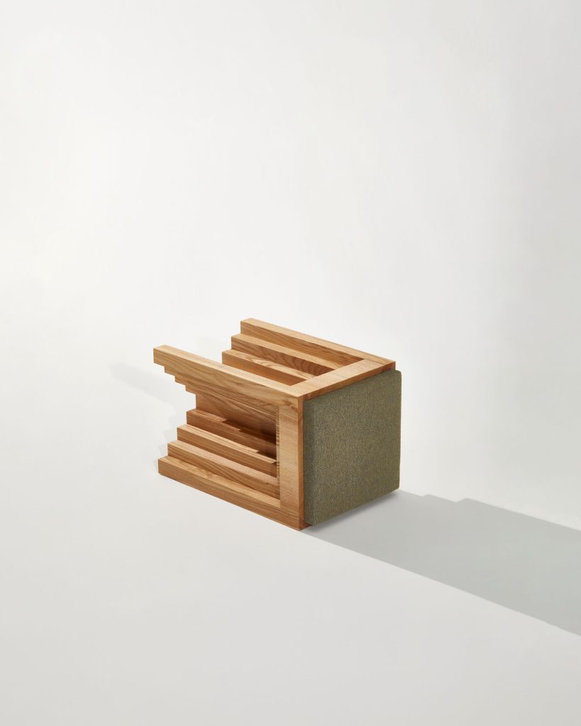 Heilig Objects THRONE Stool Green Ash