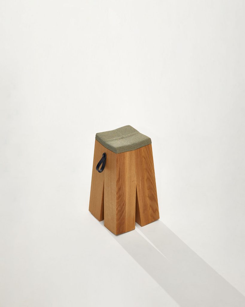 Heilig Objects Happens Stool Oak Green